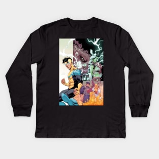 invincible poster Kids Long Sleeve T-Shirt